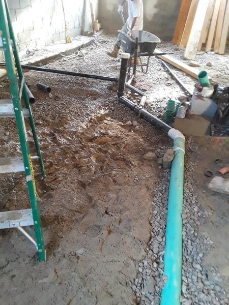 water line installation